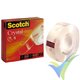 Adhesive Hinge Tape, Scotch Crystal, 19mm x 10m
