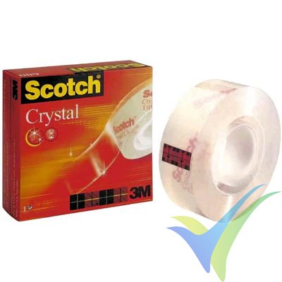 Adhesive Hinge Tape, Scotch Crystal, 19mm x 10m