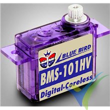 Blue Bird BMS-101HV digital servo, 4.4g, 1.1sKg.cm, 0.06s/60º, 6V-7.4V