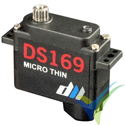 Dualsky DS169 digital servo, 9g, 2.8Kg.cm, 0.06s/60º, 6V-7.4V