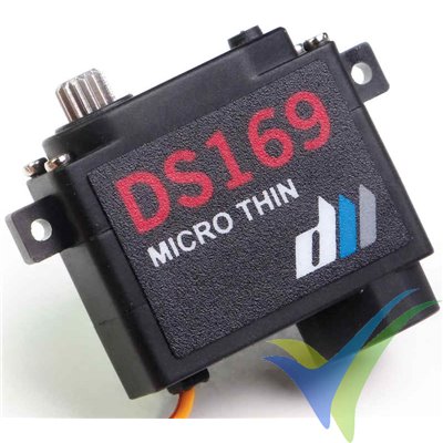 Servo digital Dualsky DS169F, 9g, 2.8Kg.cm, 0.06s/60º, 6V-7.4V
