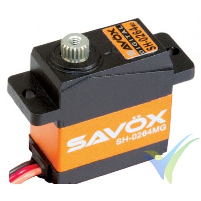 Servo digital Savox SH0264MG, 15g, 1.2Kg.cm, 0.06s/60º, 4.8V-6V