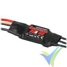 HobbyWing Skywalker 20A V2 brushless ESC, 2S-3S, BEC 3A, 19g