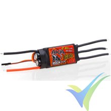 Rockamp Akia 60A brushless ESC, 2S-6S, BEC 5A, 44g
