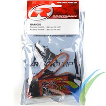 Rockamp Akia 80A brushless ESC, 2S-6S, BEC 5A, 82g