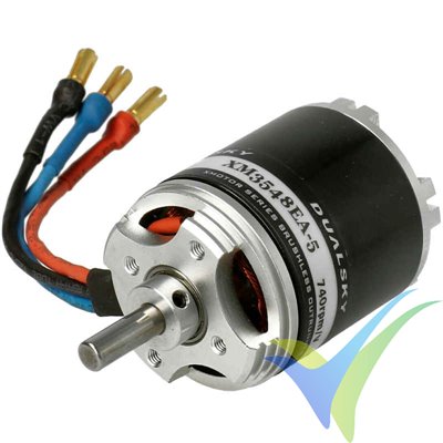 Dualsky XM3548EA-5 brushless motor, 170g, 671W, 740Kv