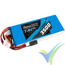 Gens ace 3500mAh 7.4V RX 2S1P Lipo Battery Pack / RX/ TX