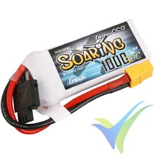 Gens ace G-Tech Soaring LiPo battery 1000mAh (7.4Wh) 2S1P 30C 63g XT60