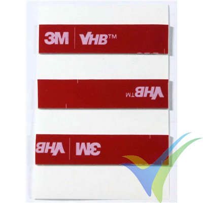 3M double sided tape for GliderKeeper Pico altimeter, 4cm x 3 pcs