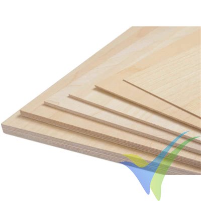 Finnish birch plywood 1x300x600mm, 3 layers