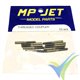 M2 kwik link adapter for 1.5mm rod, MP-Jet 2005 BR, 10 pcs