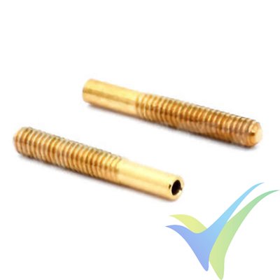 Adaptador kwik link rosca M2 para varilla 1mm, MP-Jet 2009, 10 uds