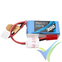 Gens ace LiPo battery 300mAh (2.22Wh) 2S1P 45C 18g JST-SYP