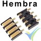 Conector SMD 4 pines contacto por resorte, pareja