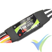 ZTW Mantis Slim G2 15A 4D brushless ESC, 2S-4S, SBEC 3A, 9g