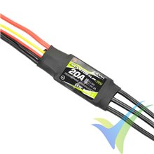 ZTW Mantis Slim G2 20A brushless ESC, 2S-4S, SBEC 3A, 11g