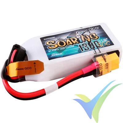 Gens ace G-Tech Soaring LiPo battery 1300mAh (14.43Wh) 3S1P 30C 110g XT60