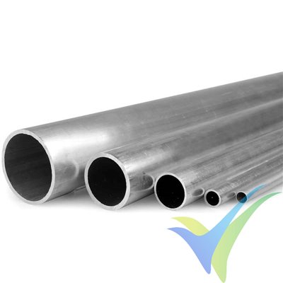 Tubo de aluminio Ø 20x18mm x 0.5m