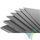 Carbon fibre and epoxy plate 0.5mm, 400x250mm, 1pc