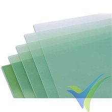 Fibreglass and epoxy plate 1.5mm, 610 x 340 mm, 1pc