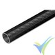 Tubo cilíndrico de carbono enrollado Ø16x14mm x 1m