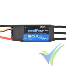 ZTW Beatles G2 80A brushless ESC, 2S-6S, SBEC 8A, 75g
