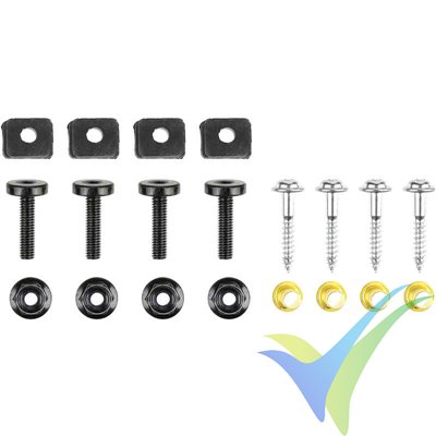 Savox SP-06 standard size servo grommet set with hardware