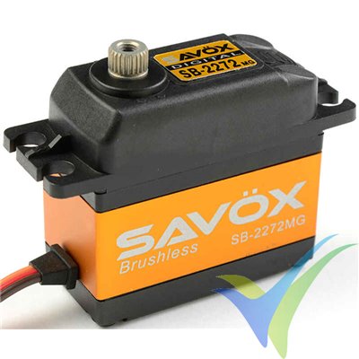 Servo digital Savox SB-2272MG brushless HV, 66g, 7Kg.cm, 0.032s/60º, 6V-7.4V