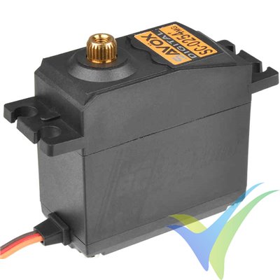 Savox SC-0254MG+ digital servo, 49g, 7.2Kg.cm, 0.14s/60º, 4.8V-6V