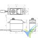 Savox SV-0220MG+ HV digital servo, 59g, 8Kg.cm, 0.13s/60º, 6V-7.4V
