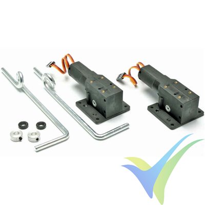 Electric retract landing gear for Supra Fly 60