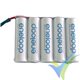 Batería receptor Ni-MH Eneloop AA 1900mAh, 6V plana