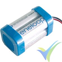 Ni-MH RX battery 1900mAh Eneloop AA, 4.8V cube
