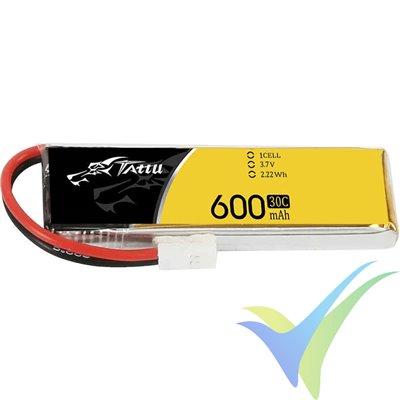 Batería LiPo Tattu - Gens ace 600mAh (2.22Wh) 1S1P 30C 15.7g Molex