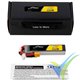 Batería LiPo Tattu - Gens ace HV 650mAh (4.94Wh) 2S1P 95C 33g XT30 (formato largo)