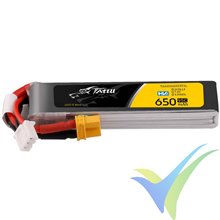 Tattu - Gens ace HV LiPo battery 650mAh (4.94Wh) 2S1P 95C 33g XT30 (formato largo)
