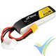 Tattu - Gens ace HV LiPo battery 450mAh (3.42Wh) 2S1P 95C 28g XT30 (formato largo)