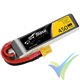 Tattu - Gens ace LiPo battery 450mAh (3.33Wh) 2S1P 75C 29g XT30 (formato largo)