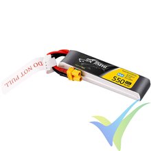 Tattu - Gens ace HV LiPo battery 550mAh (4.18Wh) 2S1P 95C 32g XT30 (formato largo)