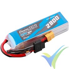 Batería LiPo Gens ace G-Tech 2800mAh (31.08Wh) 3S1P 60C 218g XT60