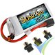 Gens ace Soaring LiPo battery 1000mAh (11.1Wh) 3S1P 30C 92g EC3/XT60/Deans