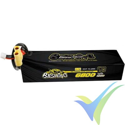Batería LiPo Gens ace Extreme Bashing 6800mAh (75.48Wh) 3S1P 120C 530g EC5