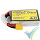 Tattu R-Line V4.0- Gens ace LiPo battery 1300mAh (19.24Wh) 4S1P 130C 143g XT60