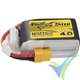 Batería LiPo Tattu R-Line V4.0- Gens ace 850mAh (12.58Wh) 4S1P 130C 102g XT60