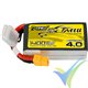 Batería LiPo Tattu R-Line V4.0 - Gens ace 1400mAh (20.72Wh) 4S1P 130C 158g XT60