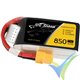 Tattu - Gens ace LiPo battery 850mAh (12.58Wh) 4S1P 75C 109g XT60