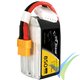 Tattu - Gens ace LiPo battery 850mAh (12.58Wh) 4S1P 75C 109g XT60