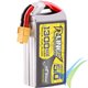 Tattu R-Line V5.0 - Gens ace LiPo battery 1300mAh (19.24Wh) 4S1P 150C 156g XT60