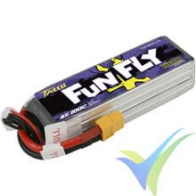Batería LiPo Tattu Funfly - Gens ace 1800mAh (26.64Wh) 4S1P 100C 206g XT60