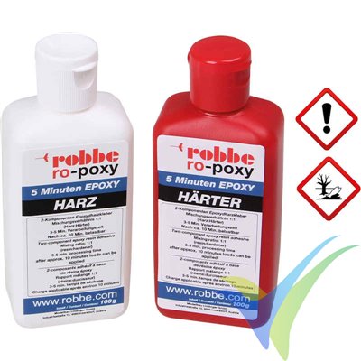 Adhesivo epoxi 5 minutos Robbe RO-POXY, 200g